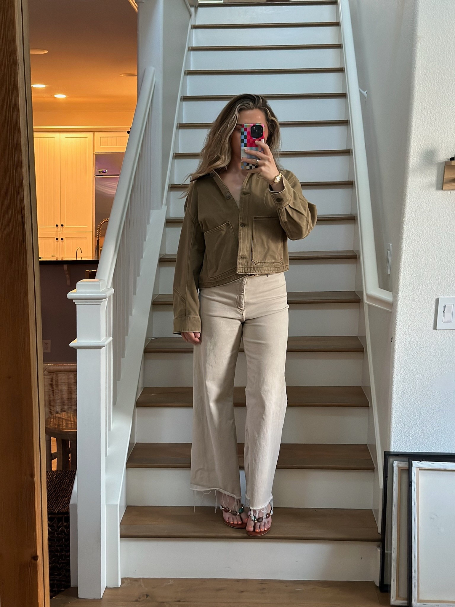 Neutral fall outfit inspo! My top is old Abercrombie and jeans are Zara but I linked similar options 🍂🫶

#LTKStyleTip #LTKSeasonal #LTKFindsUnder100