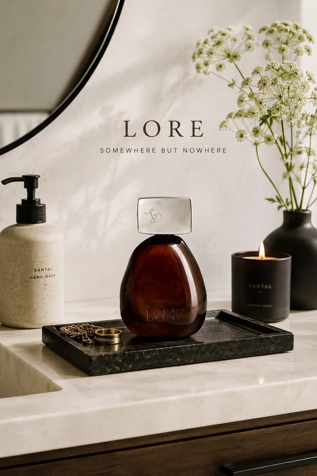 Meet LORE Somewhere But Nowhere — an elevated warm woody fragrance with cedarwood, cardamom, black tea, and soft vanilla cream. Earthy, creamy, and subtly spiced, it has that understated cool-girl, quiet-luxury energy that feels effortlessly expensive. 

A beautiful fragrance pick for anyone drawn to woody vanilla perfumes, unisex scents, niche fragrance finds, and elevated everyday perfumes. Save this for your next fragrance discovery.

LORE perfume, Somewhere But Nowhere perfume, warm woody perfume, woody vanilla perfume, cedarwood perfume, cardamom perfume, black tea perfume, vanilla cream perfume, cool girl perfume, it girl fragrance, niche fragrance, unisex perfume, earthy perfume, luxury fragrance, everyday perfume, perfume recommendations

#LTKgrwm #LTKselfcare #LTKBeauty