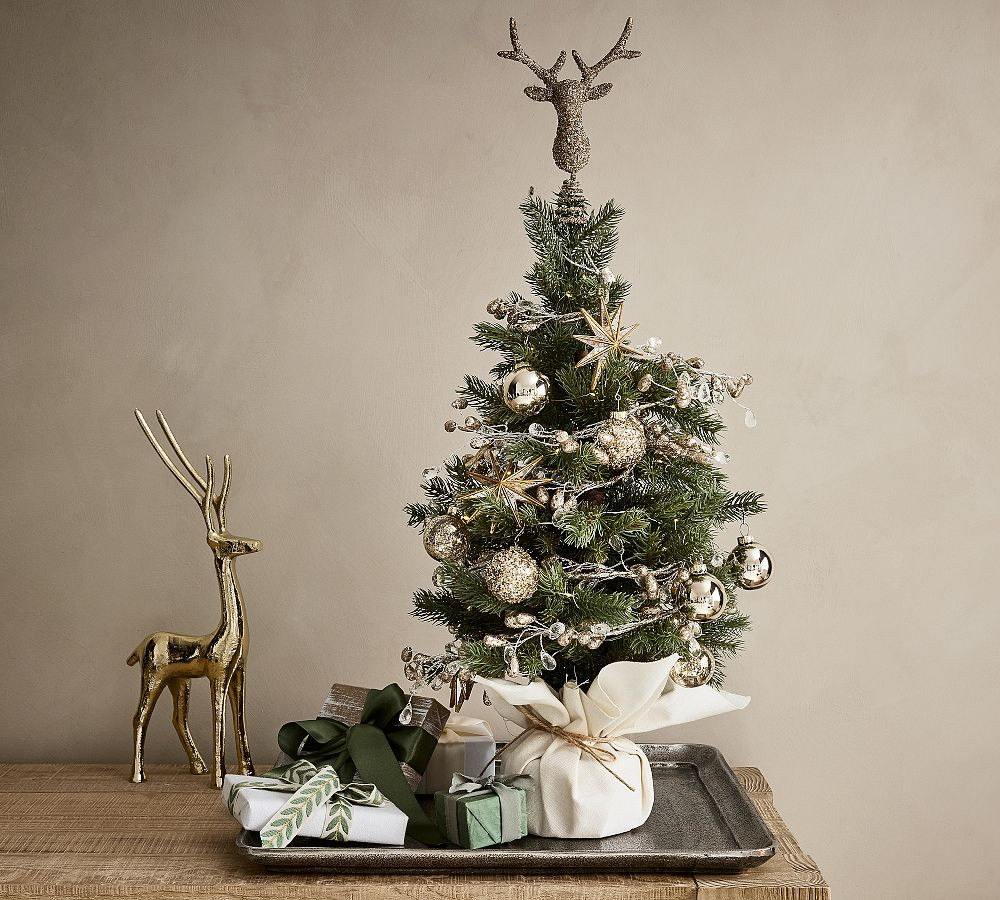Rustic Glam One and Done Mini Tree | Pottery Barn (US)