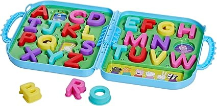 Peppa Pig Peppa’s Alphabet Case, ABC Learning Toys, Puzzle Preschool Games for Classroom, Back ... | Amazon (US)