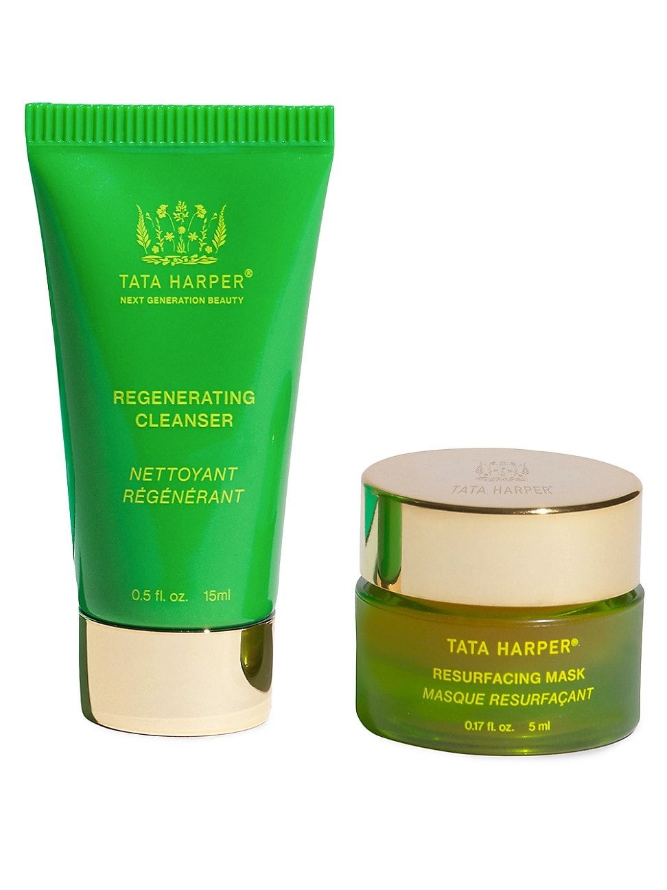 Women's 5 Minute Facial: Regenerating Cleanser & Resurfacing Mask Set | Saks Fifth Avenue