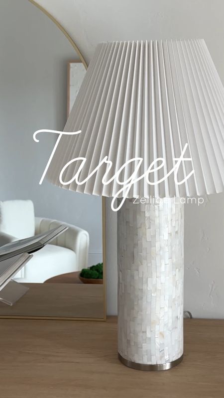 Target zellige lamp with a pleated shade 

#LTKhome