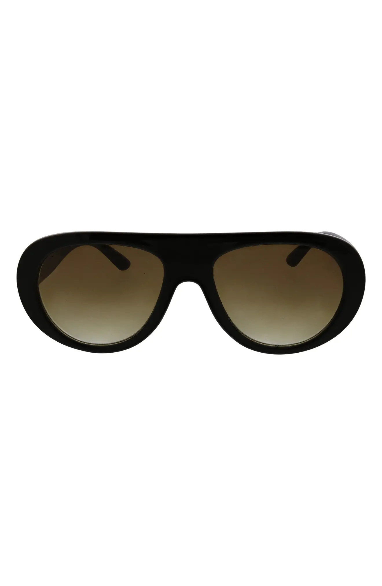 BCBGeneration Oversized Aviator Sunglasses in Brown at Nordstrom Rack | Nordstrom Rack