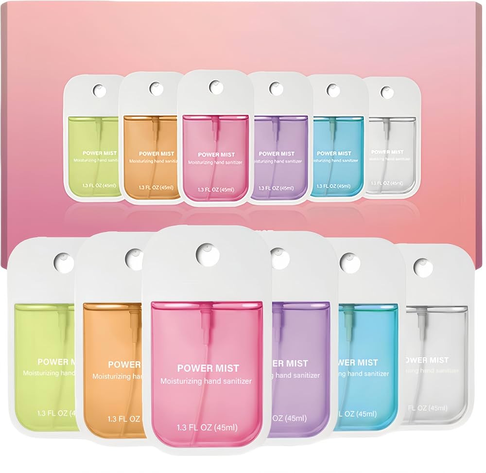 6 Pcs Hand Sanitizer Spray, Portable Power Mist Hydrating Hand Sanitizers Spray for Adults and Ki... | Amazon (US)