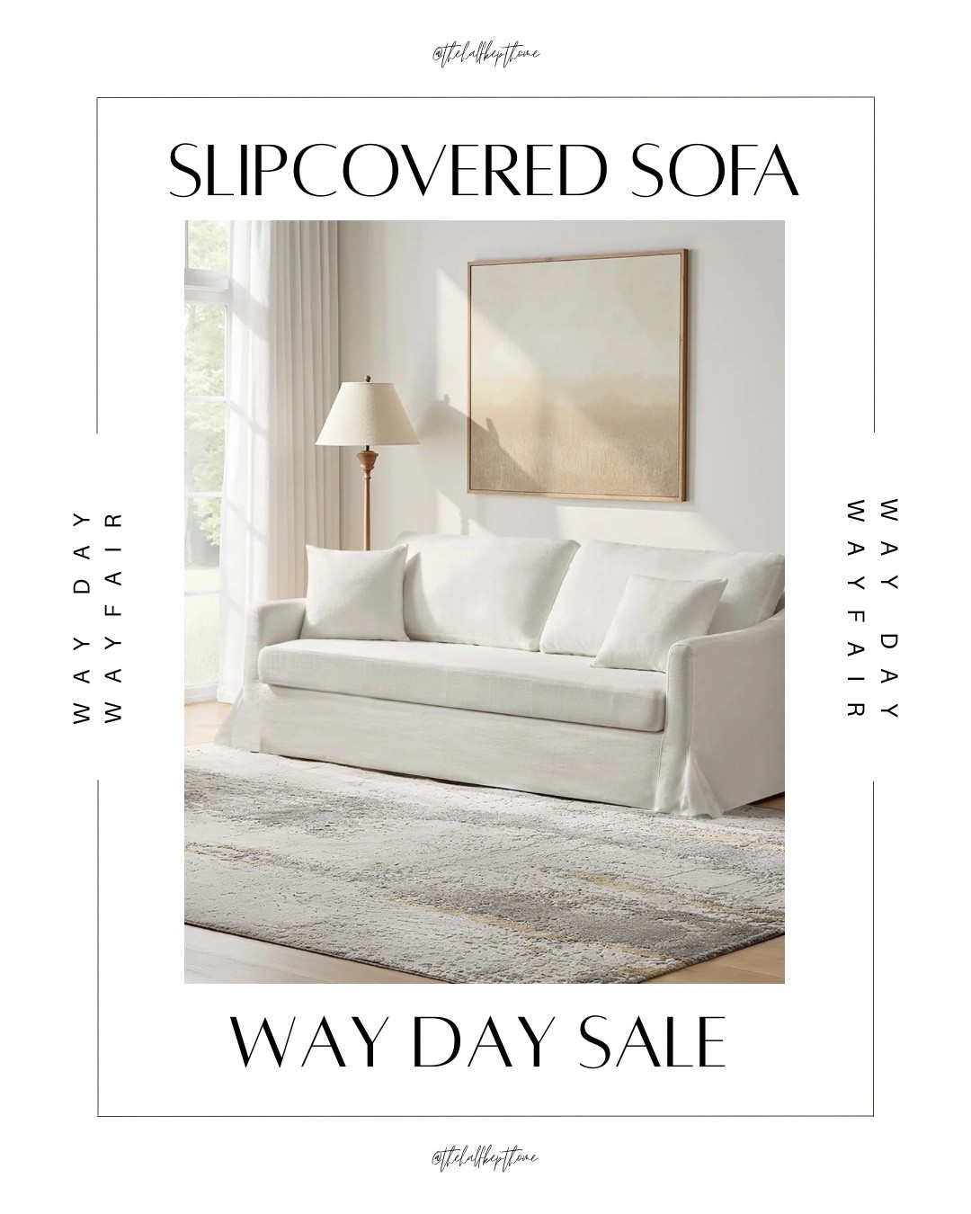 Wayfair's Way Day is back! The biggest savings event of the season - up to 80% off plus free shipping 🛒📦

#ad #Wayfair @Wayfair #WayfairPartner #WayDay

#LTKHome #LTKSeasonal #LTKSaleAlert