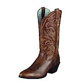 Ariat Women's Women's Heritage R Toe Western Cowboy Boot, Russet Rebel, 8.5 | Amazon (US)