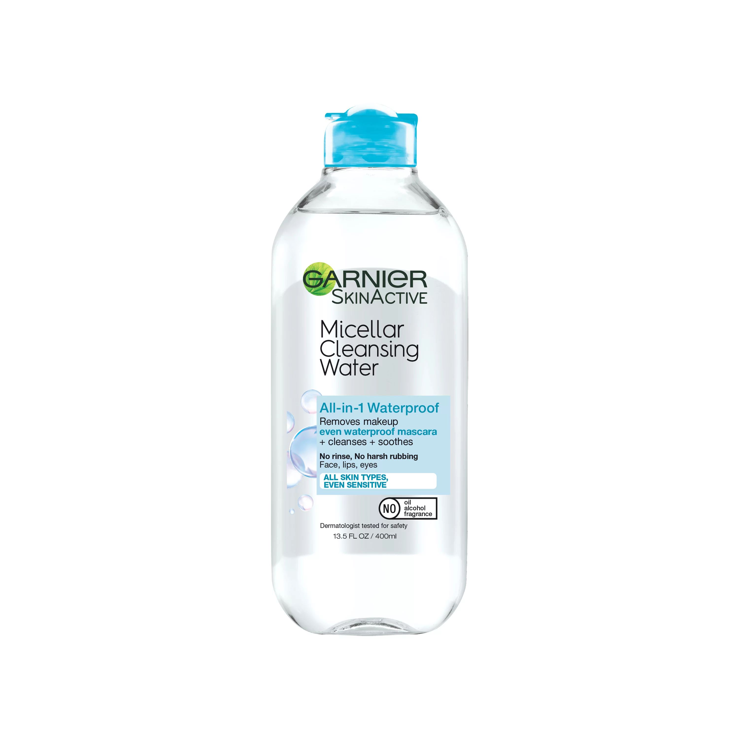 Garnier SkinActive Micellar Cleansing Water All in 1 Removes Waterproof Makeup, 13.5 fl oz | Walmart (US)