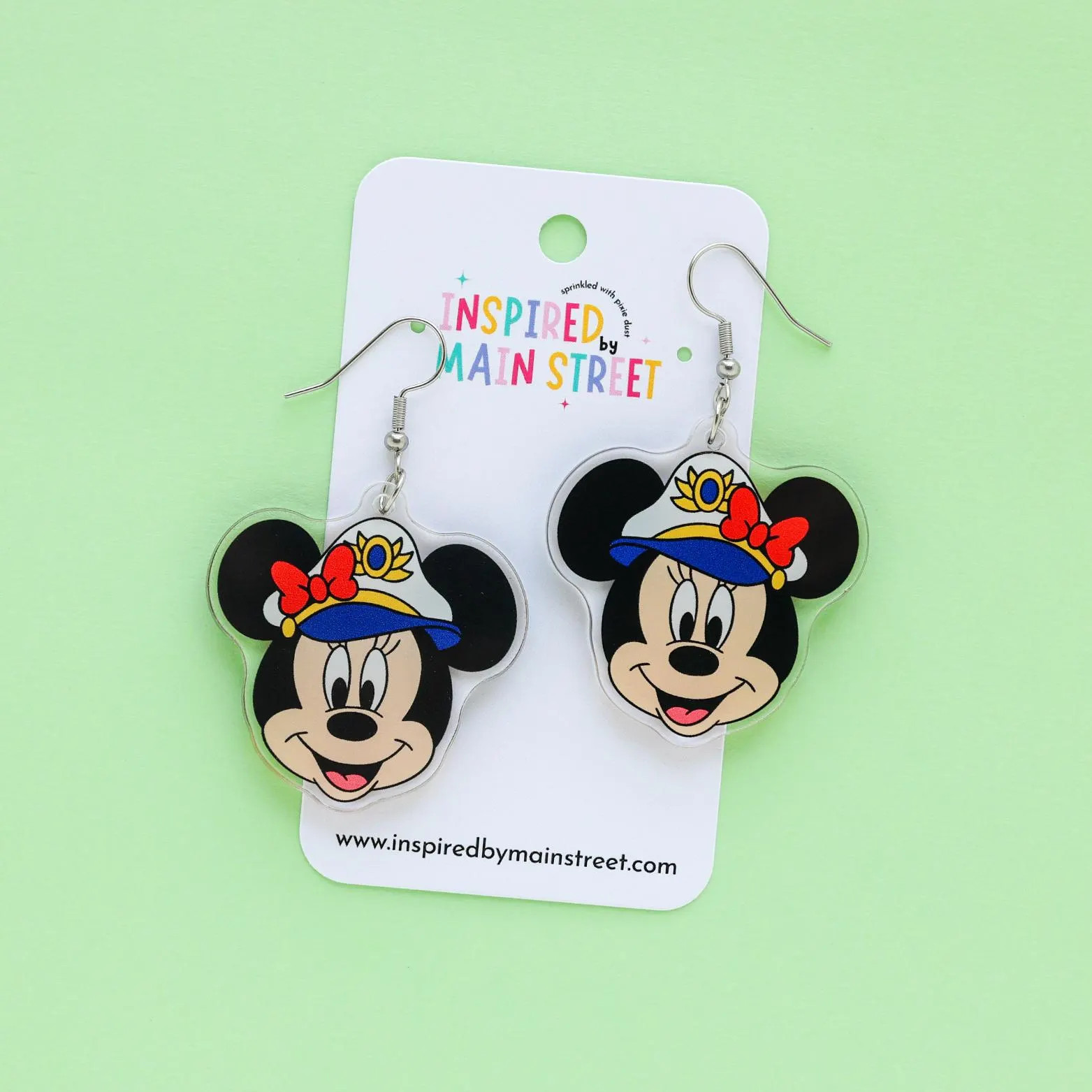 Minnie Cruise Line Earring | Cruise Earring | Etsy (Global)