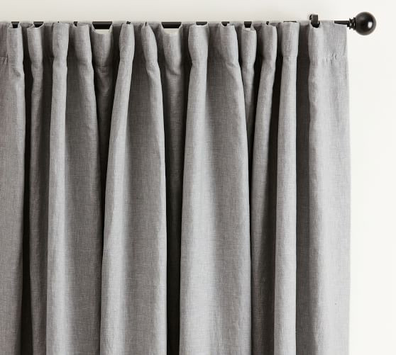 Belgian Flax Linen Curtain | Pottery Barn (US)