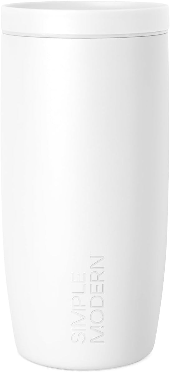 Simple Modern Travel Coffee Mug Tumbler with 360° Lid | Ceramic-Lined Insulated Stainless Steel ... | Amazon (US)