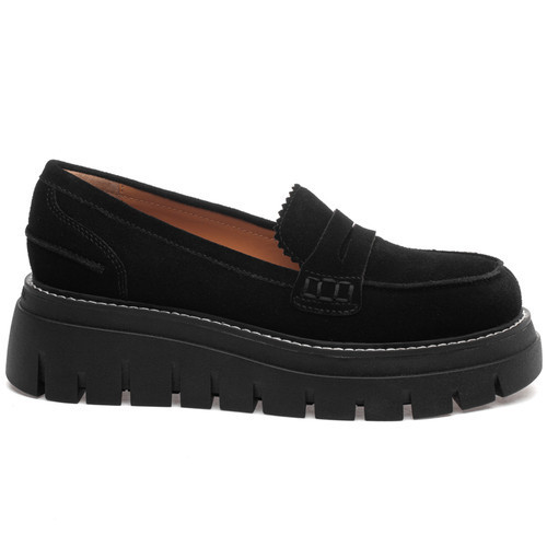 TYLER Black Suede | J/SLIDES Footwear