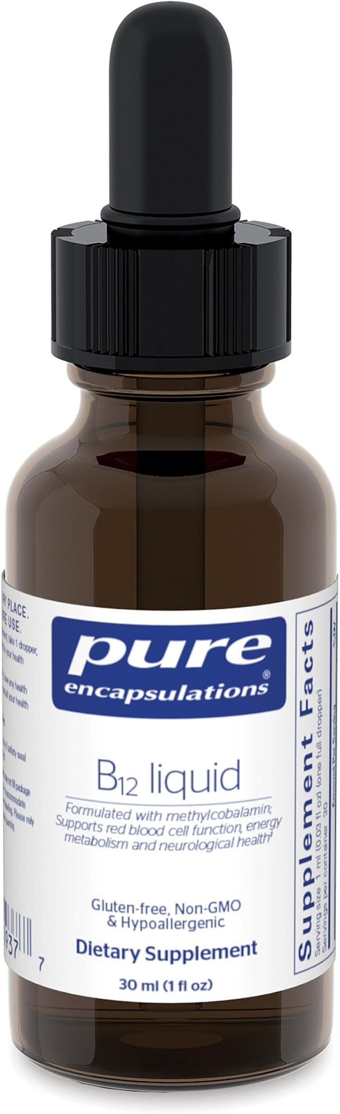 Pure Encapsulations B12 Liquid | 1,000 mcg Vitamin B12 (Methylcobalamin) Supplement to Support Ne... | Amazon (US)