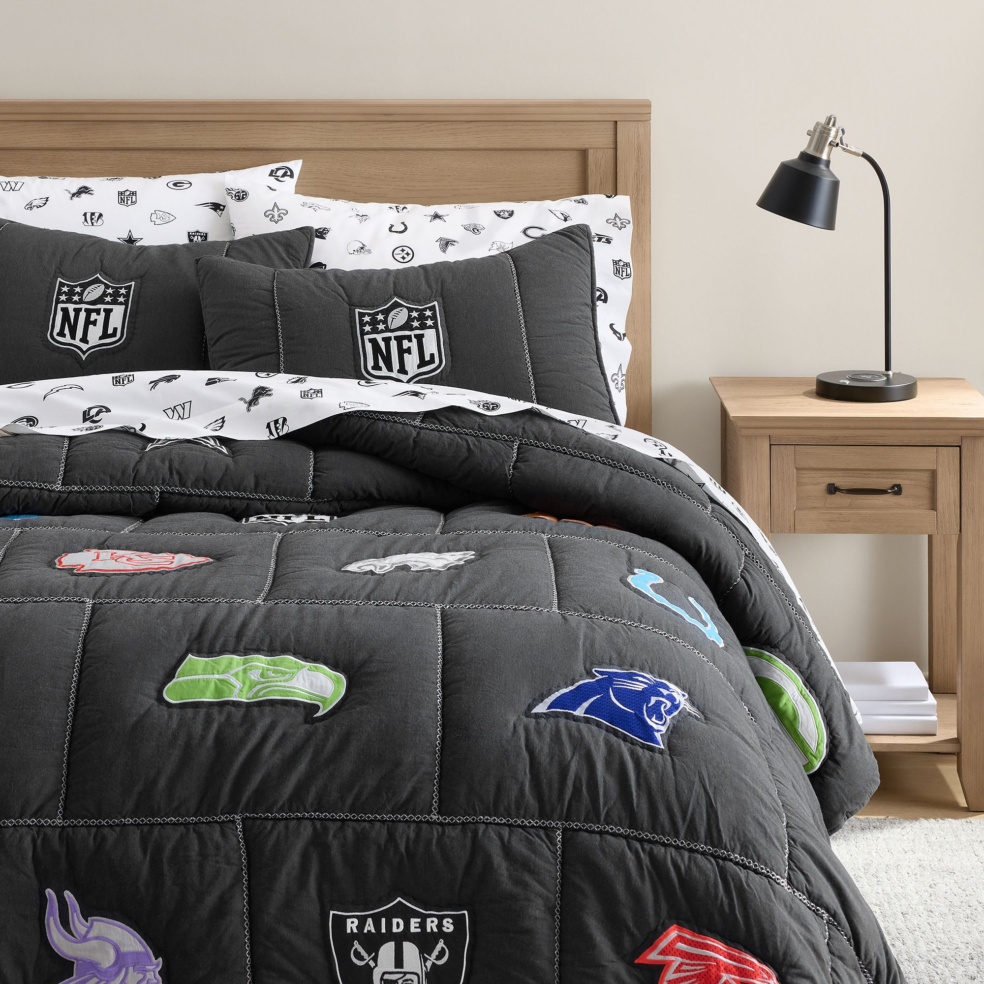 NFL Brights Standard Sham | Pottery Barn Teen