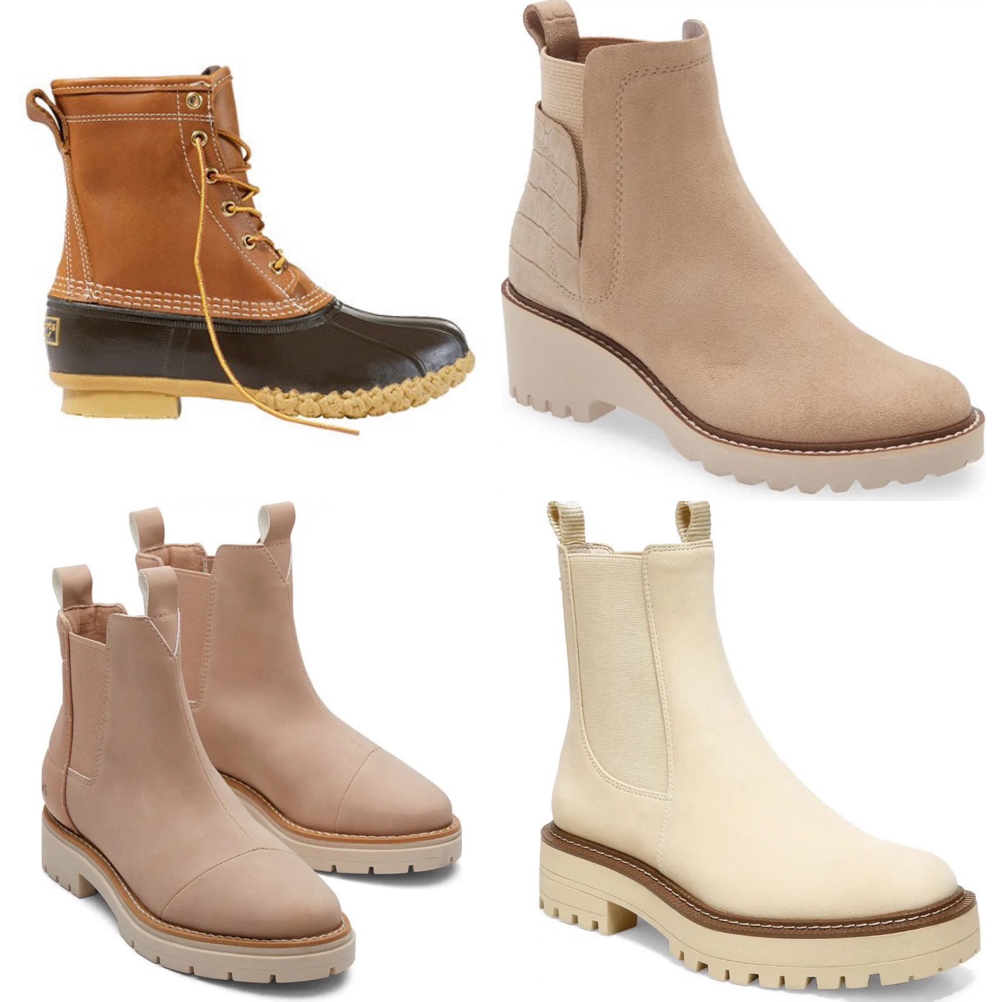 Boots for Springs. Cold Weather & Cute. Buy the Bean Boots if you want toasty toes!

[based on stock photos]

#LTKshoecrush #LTKSeasonal