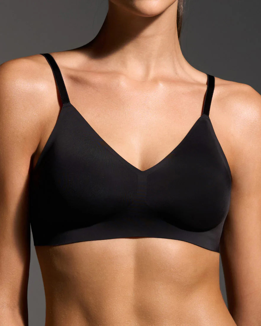 Supportive Seamless Black Bra – All-Day Relief & Comfort | EBY (US)