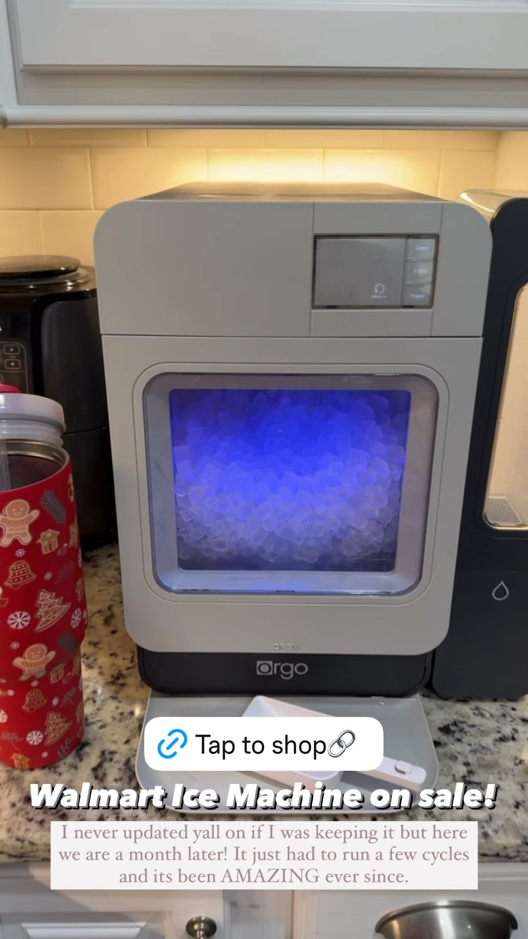 I love this ice machine for the price #walmart #walmarthome