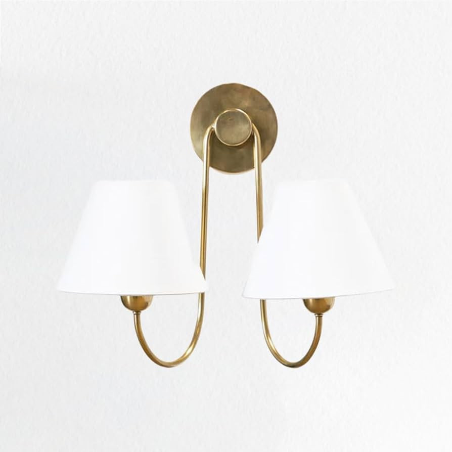 Double Swoop Sconce, Wainwright Double Swoop Sconce Model-2024, 17.5"" w x 9.5"" d x 14"" h (Bras... | Amazon (US)