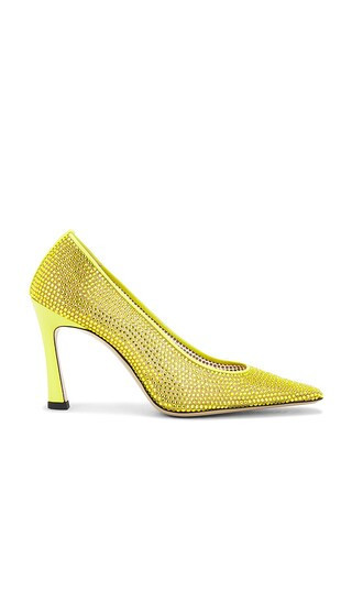 THE ATTICO Juno 95m Pump in Yellow. - size 39 | Revolve Clothing (Global)