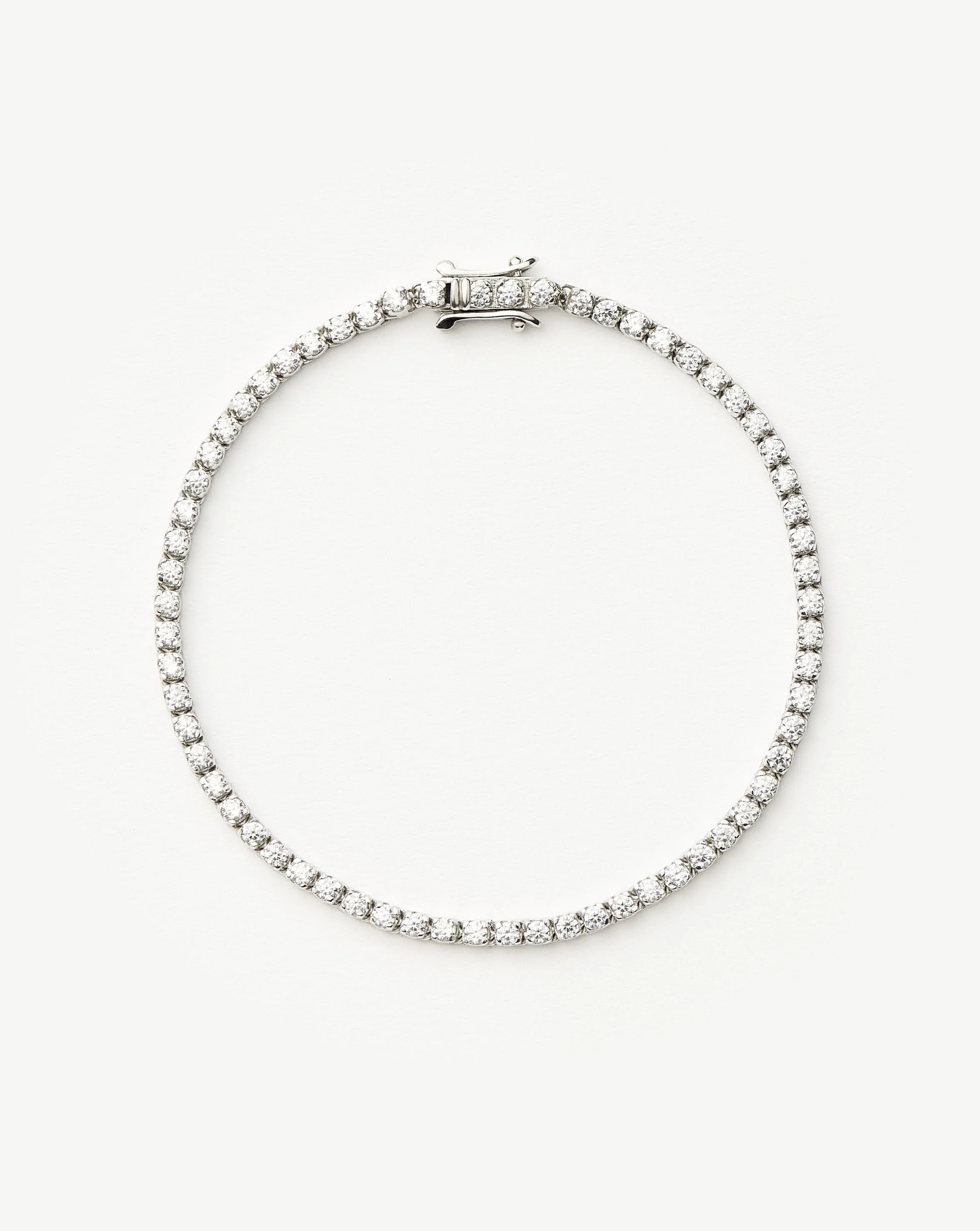 Classic Tennis Bracelet | Sterling Silver Cubic Zirconia | Missoma UK
