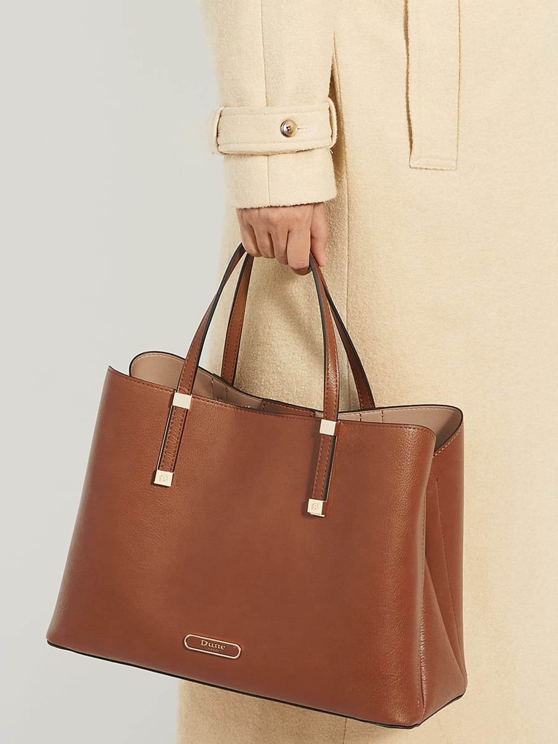 Buy Dune London Brown 1 Dorry Large Unlined Tote Bag from Next Ireland | Next EU