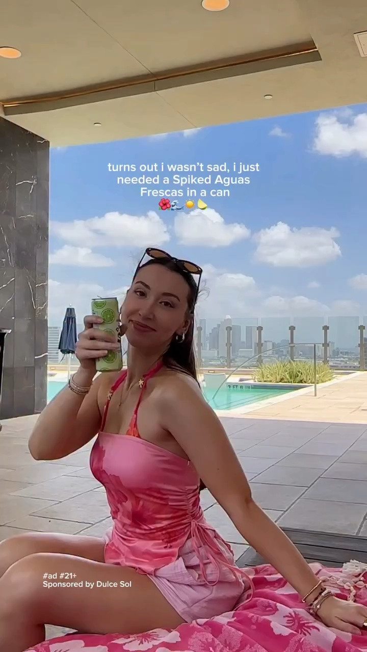 love a summer pool day with refreshing drinks in hand 🩷 adding all the outfit deets from this vid! 

• top: amazon (wearing s) - great material that dries super quickly if you put it over a swimsuit 🫶
• bikini: blackbough swim (added some on poshmark - use MARYWOREWHAT for $$ credit if making a new account) 
• shorts: sail short via aritzia (wearing small)
• sunnies: amazon 

[poolside outfits, summer vibes, swimsuit cover up, pink floral tube top, colorful fashion, dopamine dressing, ibizacore, coconut girl, summer 2026 vacay style, vacation outfits beach]

#LTKdayinmylife #LTKvlog #LTKSeasonal