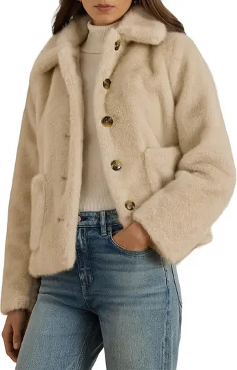 Lauren Ralph Lauren Faux Fur Jacket | Nordstrom | Nordstrom