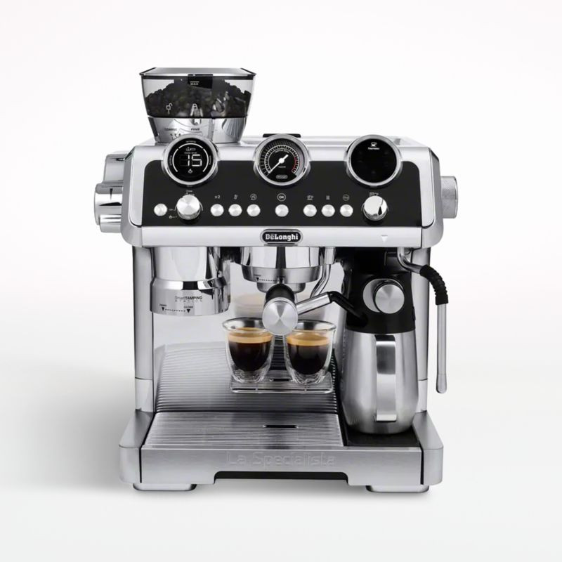 De'Longhi La Specialista Maestro Espresso Machine + Reviews | Crate & Barrel | Crate & Barrel