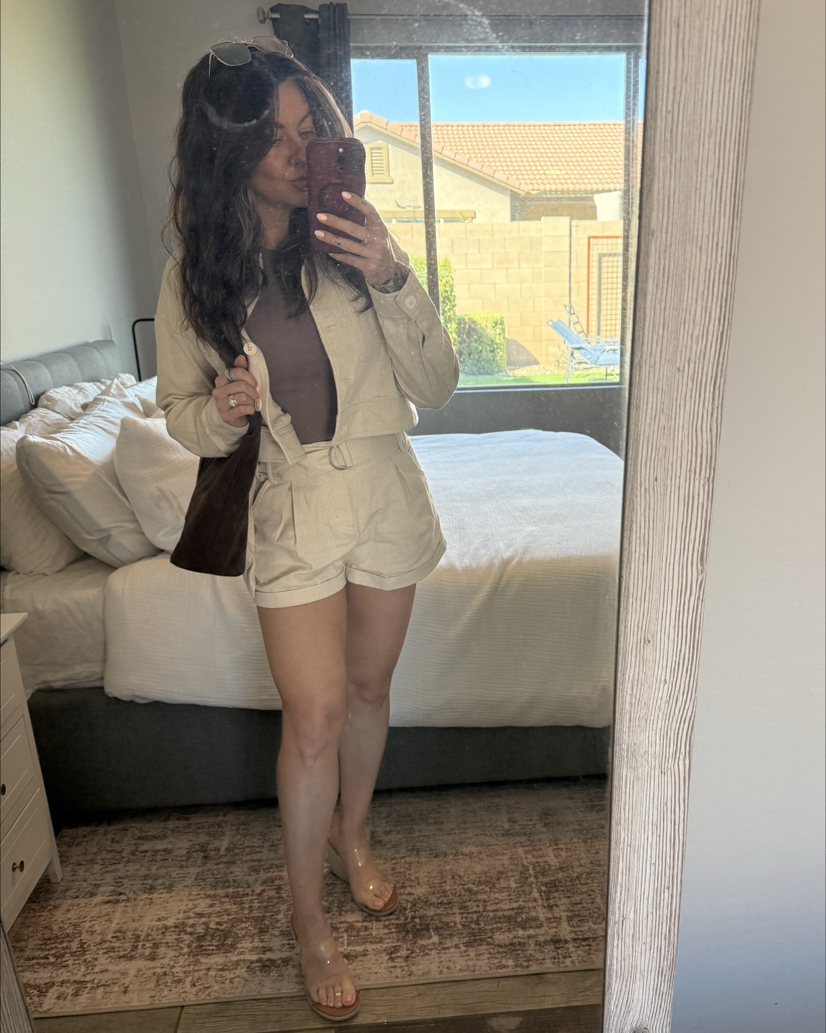 Sunday church OOTD! It’s already warmed up quite a bit here in AZ, so this set from @VICI was perfect for Sunday morning church  

#LTKgrwm #LTKSeasonal #LTKootd