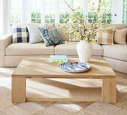 Blair Herringbone Rectangular Grand Coffee Table (60") | Pottery Barn (US)