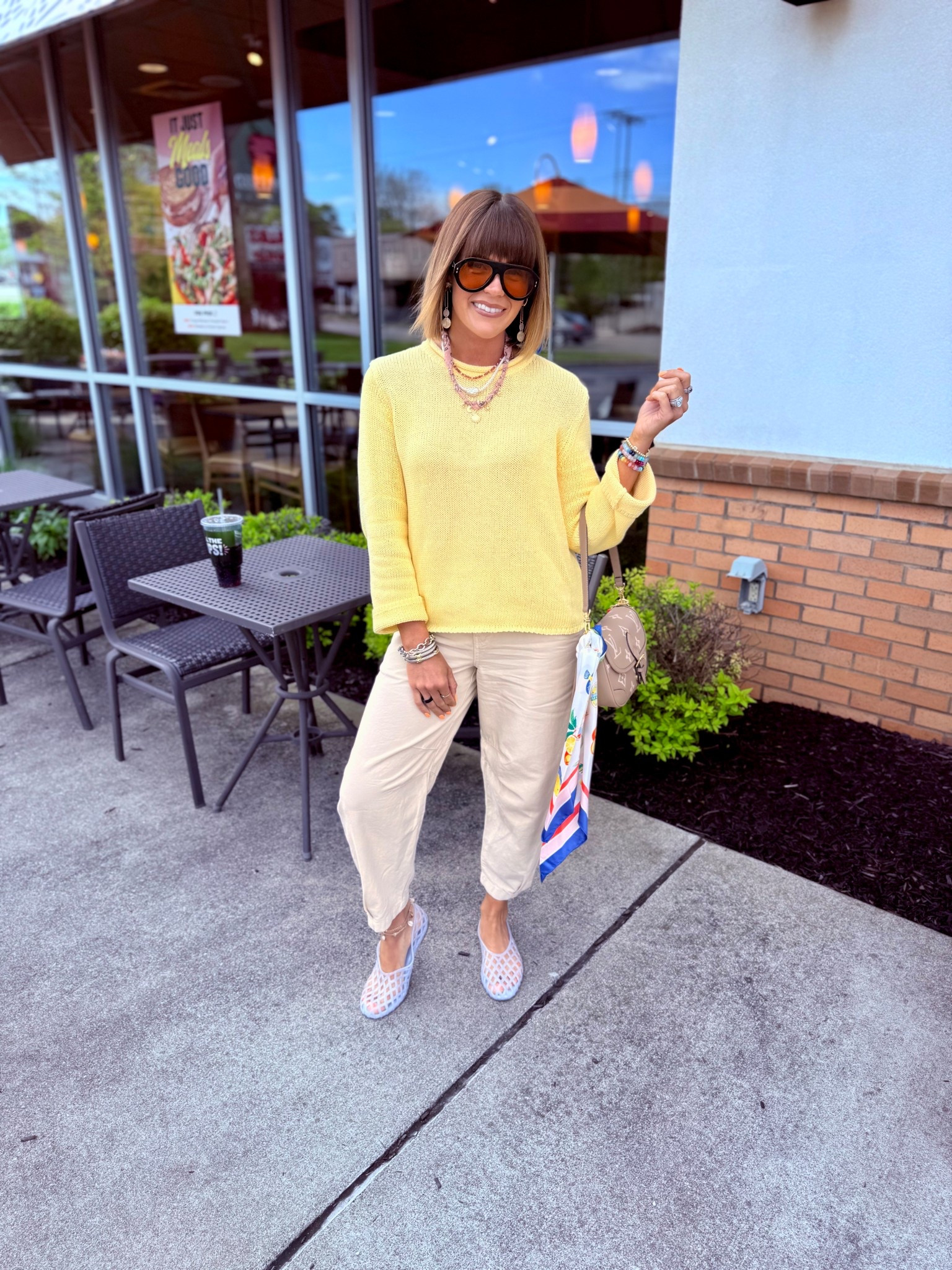 This 🧈 yellow sweater is perfect for spring and summer!!!! A must have in your closet!! 
Sweater/ sized up 1 to a medium 
Barrel pants/ xs tts in aerie 
Jelly’s/ 8 tts

Target 
Target finds 
Barrel pants 
Khaki pants 
Flats 
Jelly flats 
Spring style 
Coastal outfit 
Beach look

Follow my LTK @themrskersten on the @shop.LTK app to view this post and get my exclusive app-only content!

#liketkit 
@shop.ltk
https://liketk.it/5cREB 

Follow my LTK @themrskersten on the @shop.LTK app to view this post and get my exclusive app-only content!

#liketkit #LTKTravel #LTKSaleAlert #LTKStyleTip #LTKFindsUnder50 #LTKSaleAlert #LTKStyleTip
@shop.ltk
https://liketk.it/5cUFe

#LTKTravel #LTKSaleAlert #LTKStyleTip