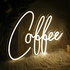 Ineonlife Coffee Neon Sign Restaurant Neon Light Sign Art Wall Sign for Beer Bar Club Bedroom Win... | Amazon (US)