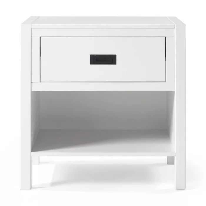 Single Drawer Classic Bedside Table Nightstand - Saracina Home | Target