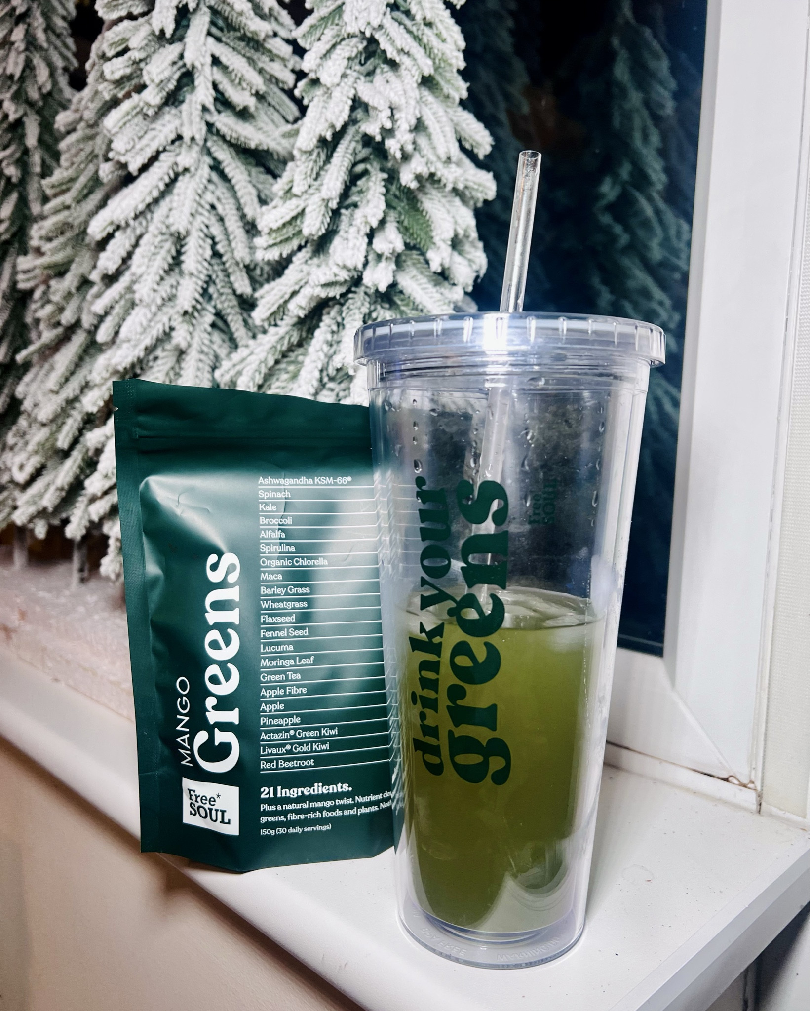 Obsessed with my daily greens 💚✨ This scoop of Free Soul Greens makes it so easy to sneak a bunch of good stuff into my day without thinking about it 🙌 One spoon in water, juice or a smoothie and boom, fibre, superfoods + plant goodness loaded in! 🌿

It’s packed with nutrient-rich greens like spinach, kale, broccoli, apple, barleygrass, wheatgrass + algae powerhouses like spirulina & chlorella, plus adaptogens like ashwagandha and digestive enzymes from golden kiwi extracts and maca, all chosen to help digestion, energy, immunity and that less bloated feeling ✨🌱  ￼

Personally loving the boost and the simple routine, mix, sip and feel nourishing every day 💚💪

#LTKuk #LTKbeauty #LTKfitness