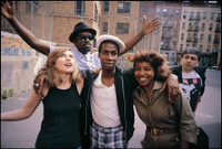 Charlie AhearnGrand Master Flash, Debbie Harry & Fab 5 Freddy photograph, Charlie Ahearn 1981prin...