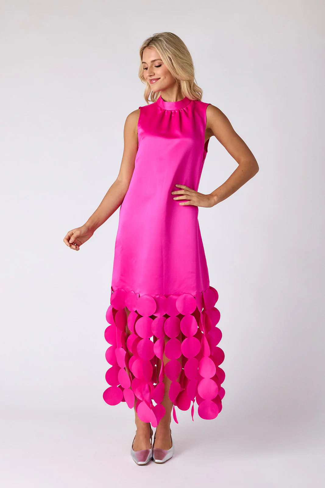 Ponce Party Dress in Mollie Pink | CROSBY by Mollie Burch | CROSBY by Mollie Burch