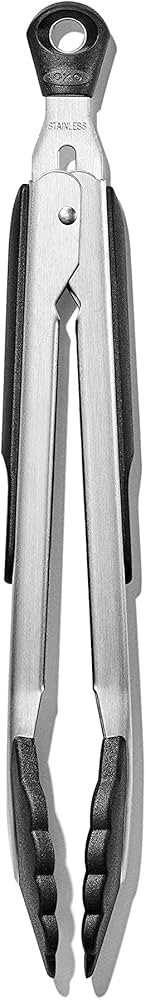OXO Good Grips 9-Inch Locking Tongs with Nylon Heads | Amazon (US)