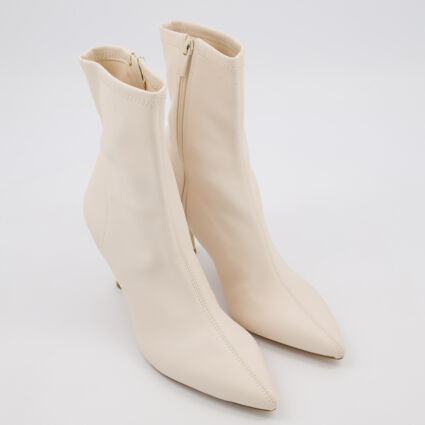Nude Heeled Ankle Boots | TK Maxx