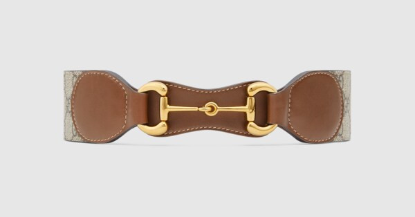 Gucci Belt with leather and Horsebit | Gucci (US)