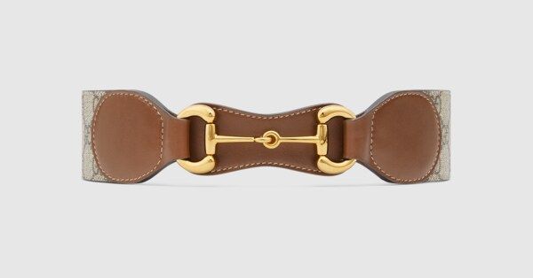 Gucci Belt with leather and Horsebit | Gucci (US)