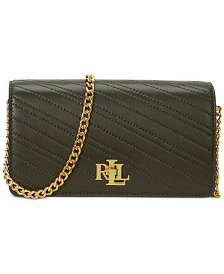 Lauren Ralph Lauren Pinot Noir Leather Wallet  - Macy's | Macy's