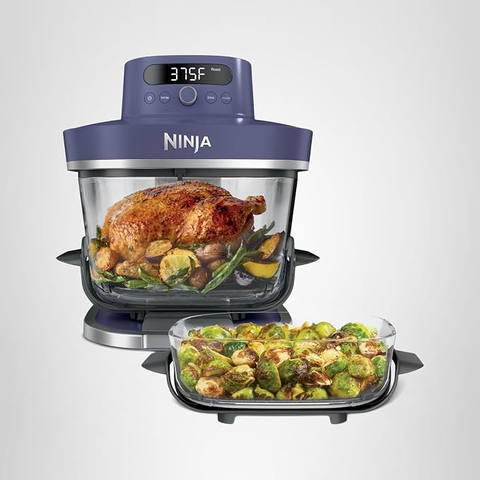 Ninja Crispi Pro 6-in-1 Glass Air Fryer | 450°F, Nontoxic, 6qt & 2.5qt Containers & Lids | Micro... | Amazon (US)