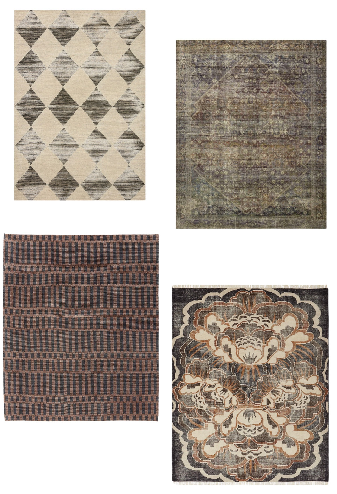 Neutral / black / brown / cream rug options 

#LTKsalealert #LTKhome #LTKfamily