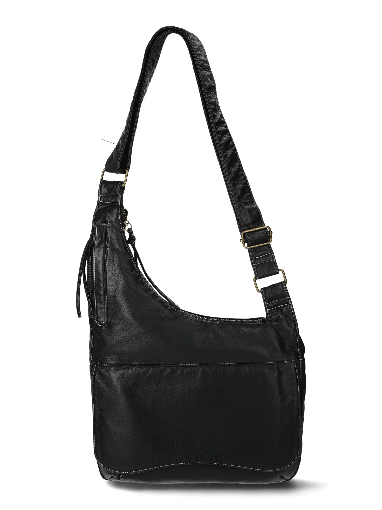 No Boundaries Zoey Sling Bag, Black, Women's | Walmart (US)