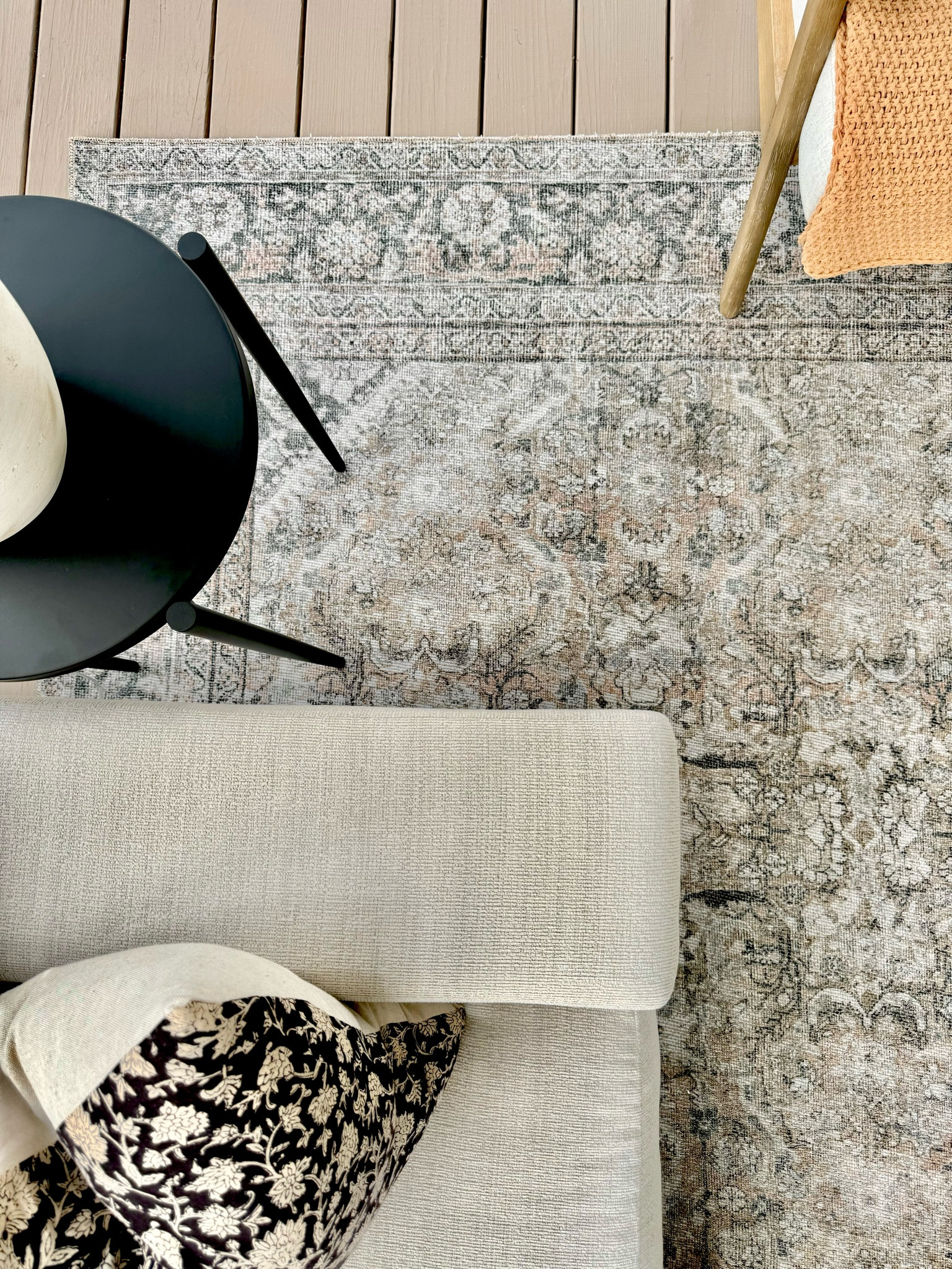 Obsessed with my new vintage rug from @rugs_usa 

The subtle colors and vintage look give that perfect modern transitional vibe I was looking for! 

#LTKFamily #LTKStyleTip #LTKHome