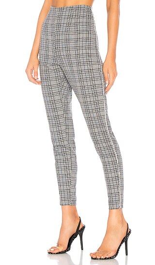 About Us Celine Plaid Pants in Grey Plaid | Revolve Clothing (Global)