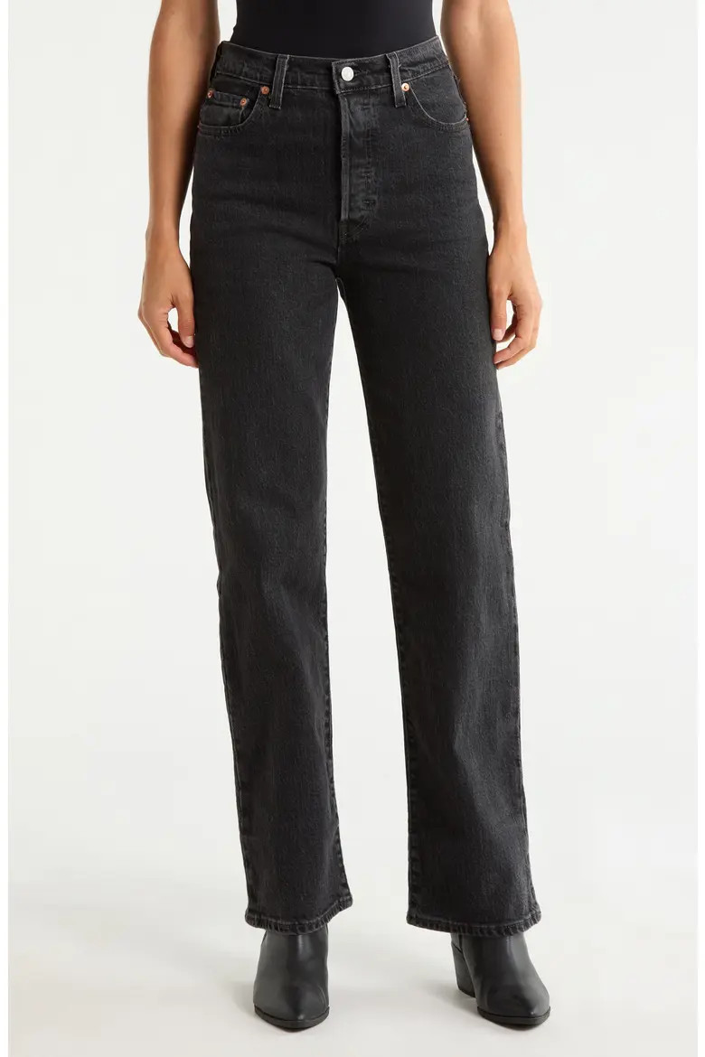 Ribcage High Waist Straight Leg Jeans (Women) | Nordstrom | Nordstrom