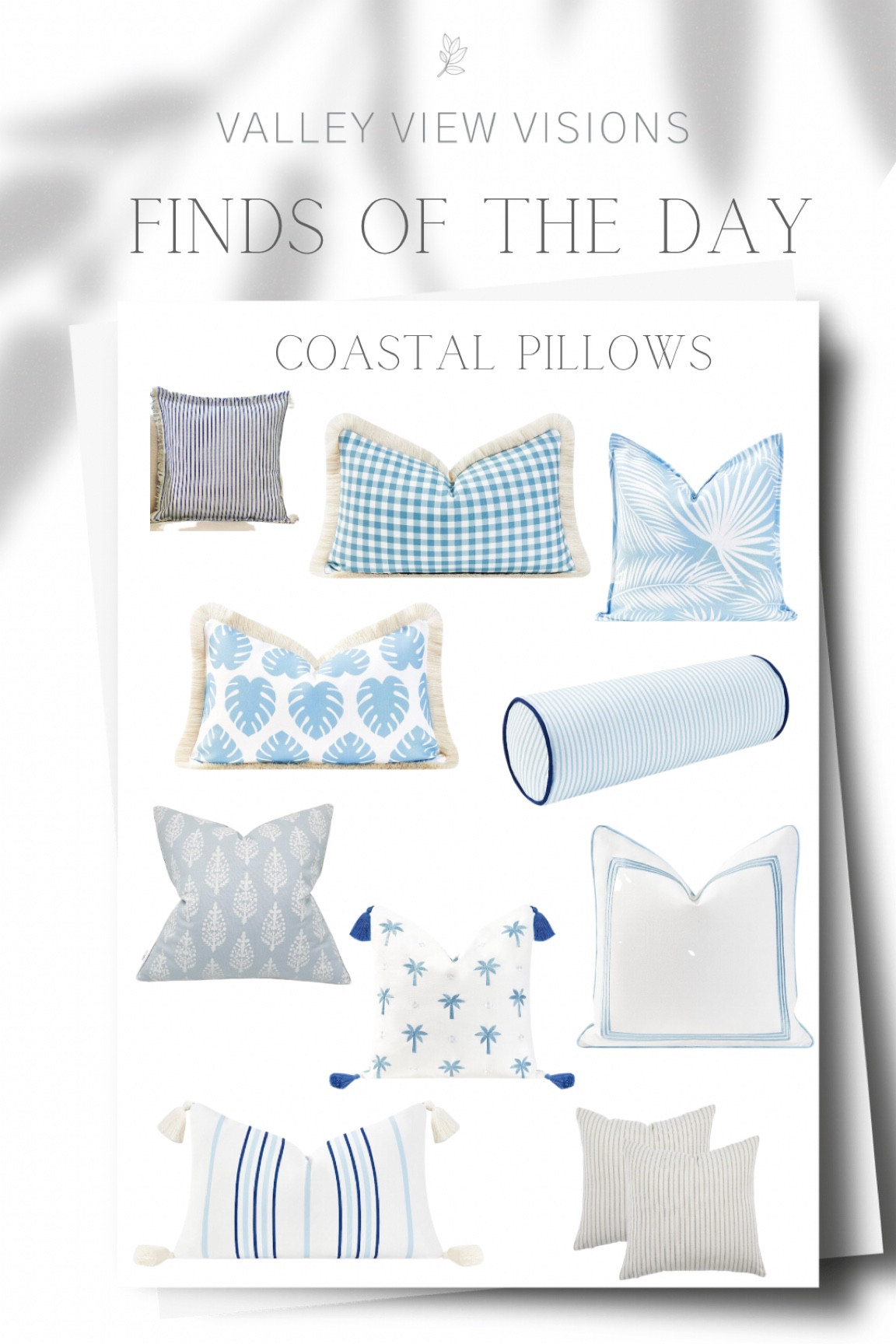 Coastal pillows 

#LTKFind #LTKhome #LTKsalealert