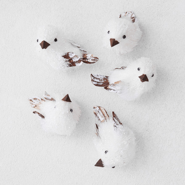 White Birds Clip - Set of 5 | Z Gallerie