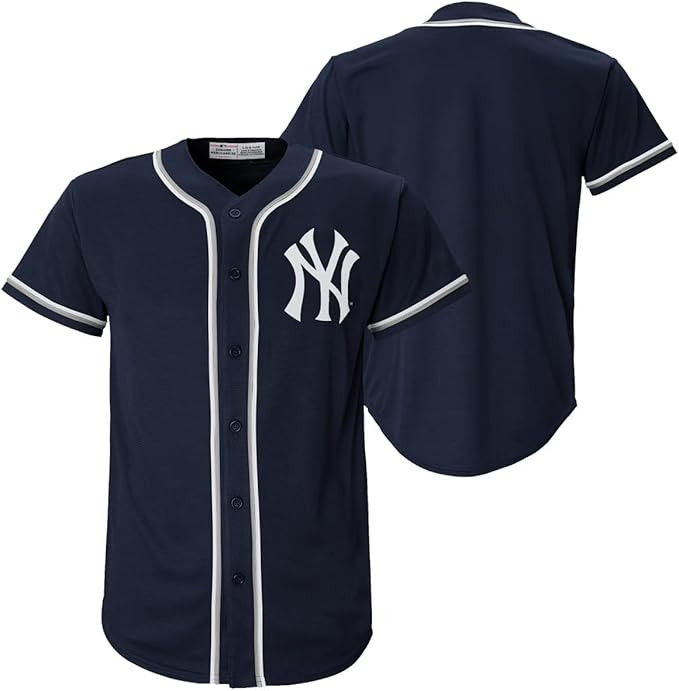 New York Yankees MLB Kids Youth 4-18 Navy Team Color Embroidered Stitched Logo Baseball Fashion J... | Amazon (US)