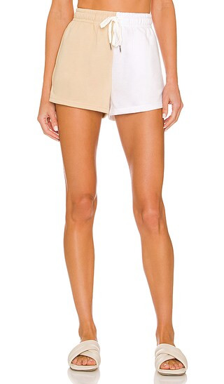Layla Two Tone Short in Nude & White | Revolve Clothing (Global)